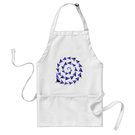 Tablier Galaxie amérindienne du sud-ouest en bleu (Devant)