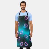 Tablier Galaxie de coeur (Porté)