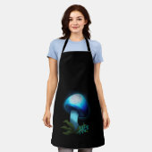 Tablier Galaxy Shiitake brillant bleu clair champignons no (Porté)