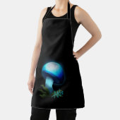 Tablier Galaxy Shiitake brillant bleu clair champignons no (Insitu)