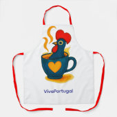 Tablier Galo de Barcelos Apron – Portuguese Rooster Pop Ar (Recto)
