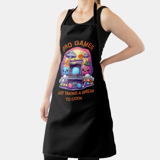 Tablier Gamer Retro Arcade (Insitu)