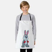 Tablier Gants de boxe de boxe de lapin (Porté)