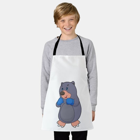 Tablier Gants de boxe Mole (Porté)