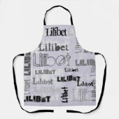 Tablier Garçon ou fille Nom tendance Cadeaux Accessoires P (Recto)