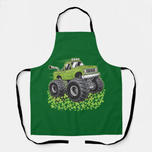 Tablier Garçon Saint-Patrick Enfant Chanceux Camion Monstr
