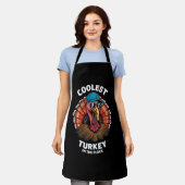 Tablier Garçons de Thanksgiving Enfants Dinde la plus cool (Porté)