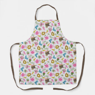 Tablier Garden Floral Grey