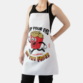 Tablier Gardez Les Yeux Sur Les Fries (Insitu)