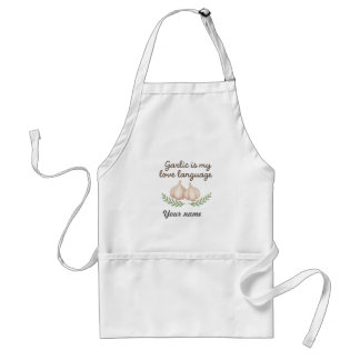 Tablier Garlic Is My Love Language – Personalized Garlic