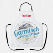 Tablier Garmisch Partenkirchen Bavière Alpes Vintages (Recto)