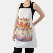 Tablier Gâteau à deux étages à la fraise (Insitu)