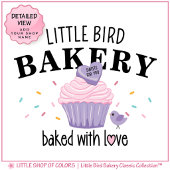 Tablier Gâteau cupcake rose Little Bird Bakery