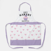 Tablier Gâteau de maman cupcake rose fête des mères (Recto)