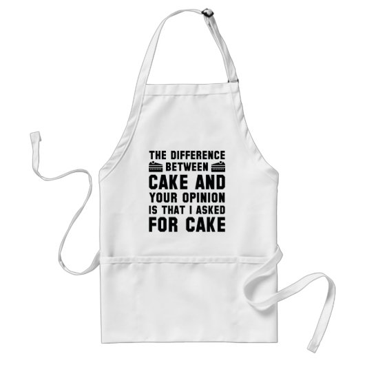 Tablier Gâteau Et Votre Opinion (Devant)