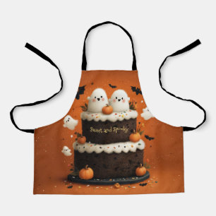 Tablier Gâteau fantôme mignon d'Halloween Un petit Boo