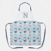 Tablier Gâteaux, bougies et fraises Customisés (Recto)