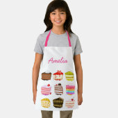 Tablier Gâteaux roses mignons Enfants motifs (Insitu)