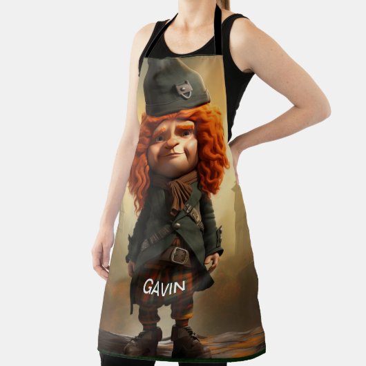 Tablier Gavin, le Wee Scottish Highlander (Insitu)