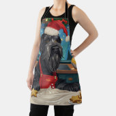 Tablier Géant Schnauzer Gourmande : Noël Festif (Insitu)