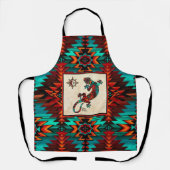 Tablier Gecko Lizard Et Sun Apron (Recto)