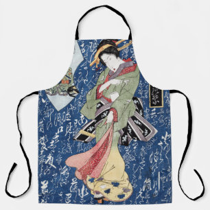 Tablier Geisha japonaise (1828) Keisai Eisen - Avril artis