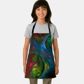 Tablier Genesis Blue Abstrait Art Apron (Insitu)