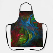 Tablier Genesis Blue Abstrait Art Apron (Recto)