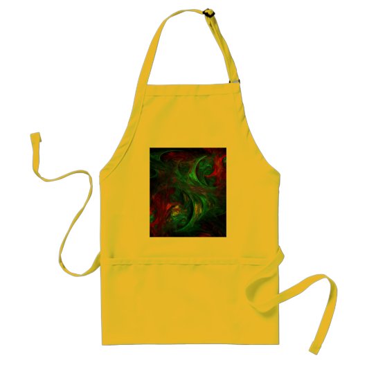 Tablier Genesis Green Abstrait Art Apron (Devant)