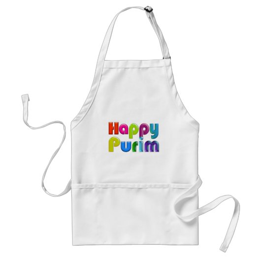 Tablier génial HEUREUX de PURIM (Devant)