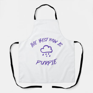 Tablier GenX La meilleure pluie est violette