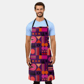 Tablier Geometric abstract seamless pattern with shapes of (Porté)