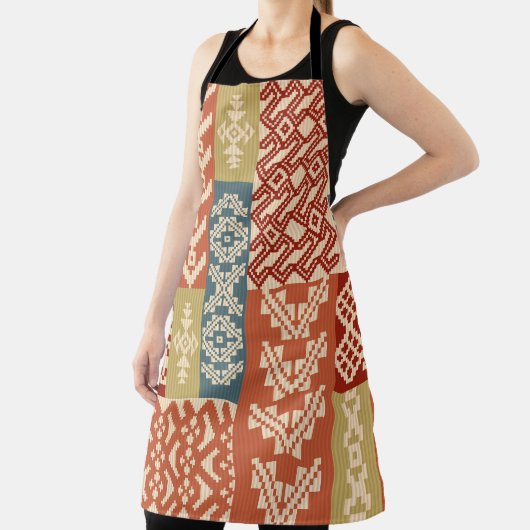 Tablier Geometric patchwork ornamental ethnic pattern (Insitu)