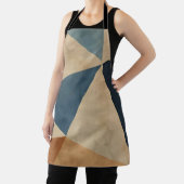 Tablier Geometric Pattern in Blues, Tans, and Rust (Insitu)