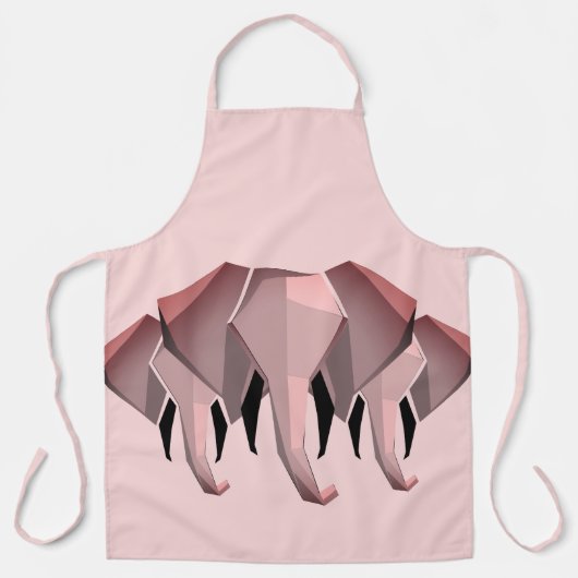 Tablier Géométrie Tête d'éléphant (Recto)