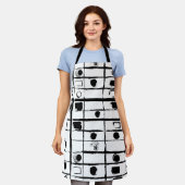 Tablier géométrique abstraite (Porté)