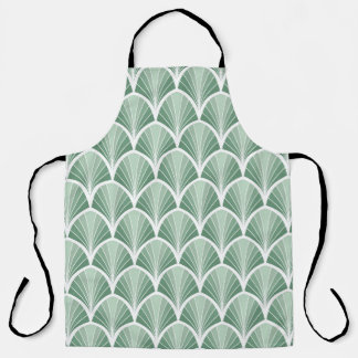 Tablier Géométrique Classique : Style Art Déco Sans Couleu