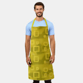 Tablier Géométrique jaune (Porté)