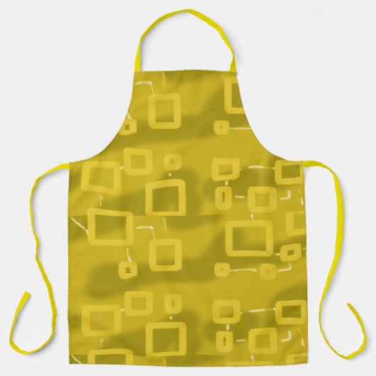 Tablier Géométrique jaune (Recto)