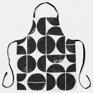 Tablier Géométrique minimaliste : Semicules scandinaves.