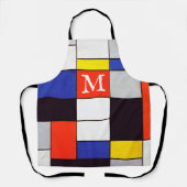Tablier Géométrique Mondrian (Recto)