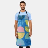 Tablier Géométrique nordique : Arrière - plan Abstrait mod (Porté)