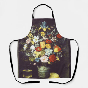 Tablier Georg Flegel Gros morceau de fleurs (en niche)