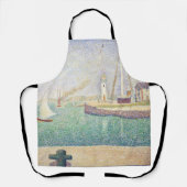 Tablier Georges Seurat - Entrée du Port de Honfleur (Recto)