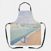 Tablier Georges Seurat - Le chenal des cimes (Recto)