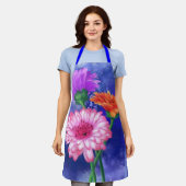 Tablier Gerberas Apron De Belles Fleurs (Porté)