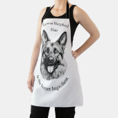 Tablier German Shepherd Hair the Secret Ingredient Apron (Insitu)