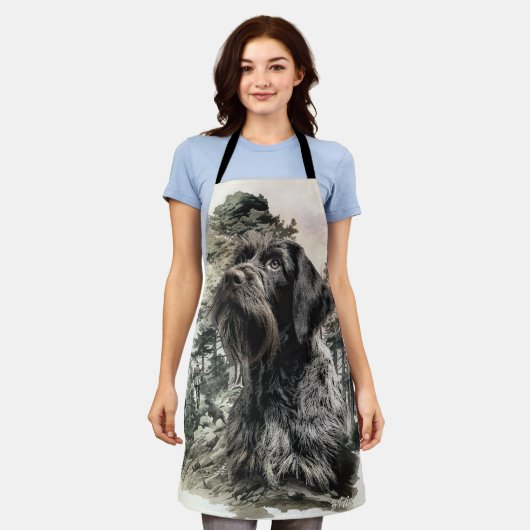 Tablier German Wirehaired Pointer (Porté)