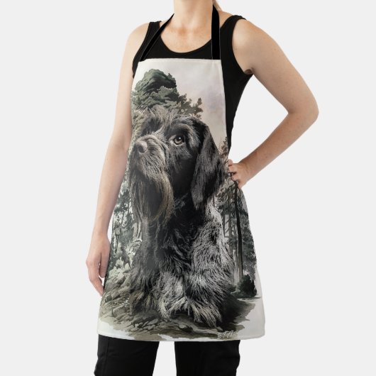 Tablier German Wirehaired Pointer (Insitu)