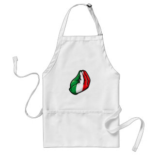 Tablier geste de la main italien